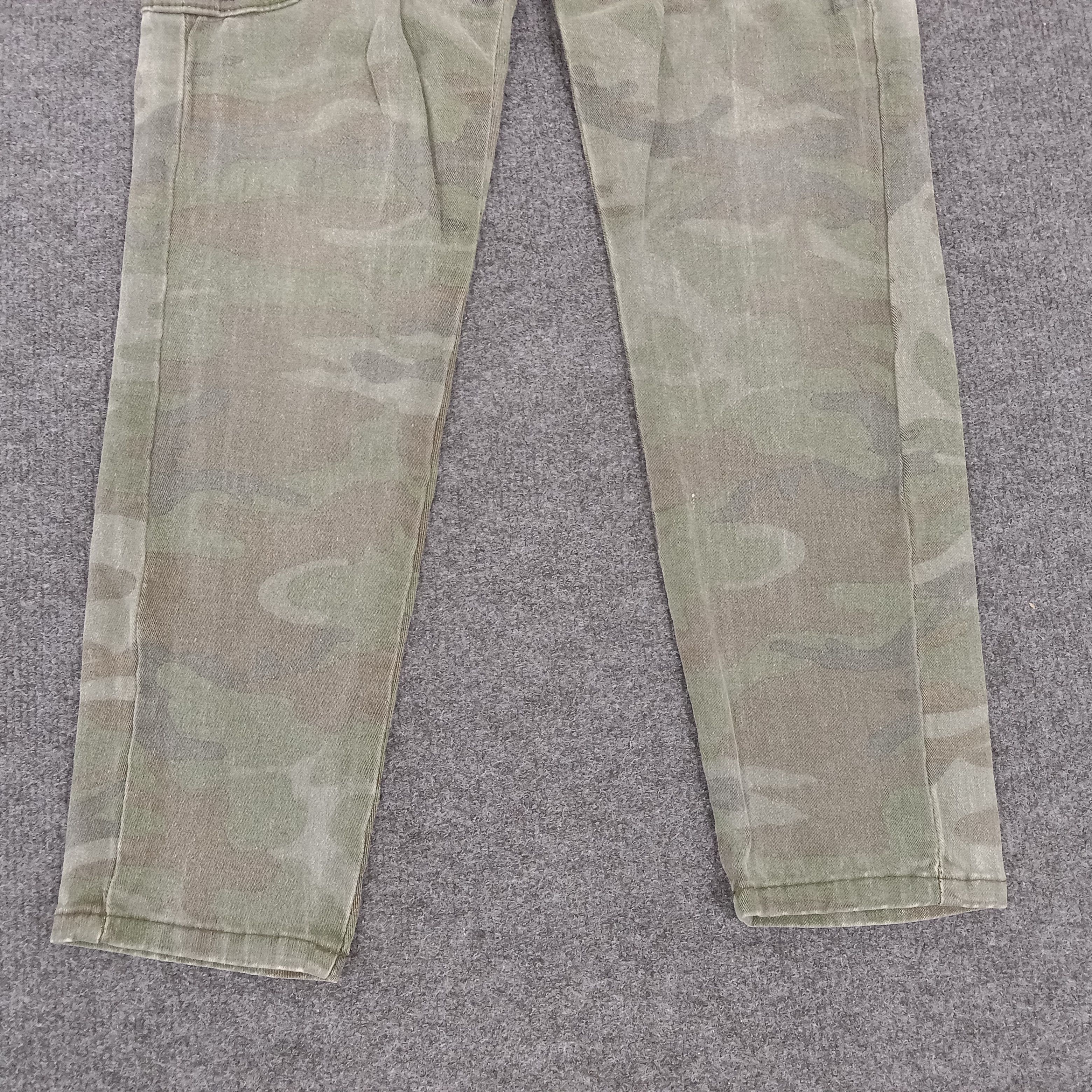 Acne Studios × Vintage Acne Studios Camo Military Skinny Trousers Pants Size US 30 / EU 46 - 3 Thumbnail