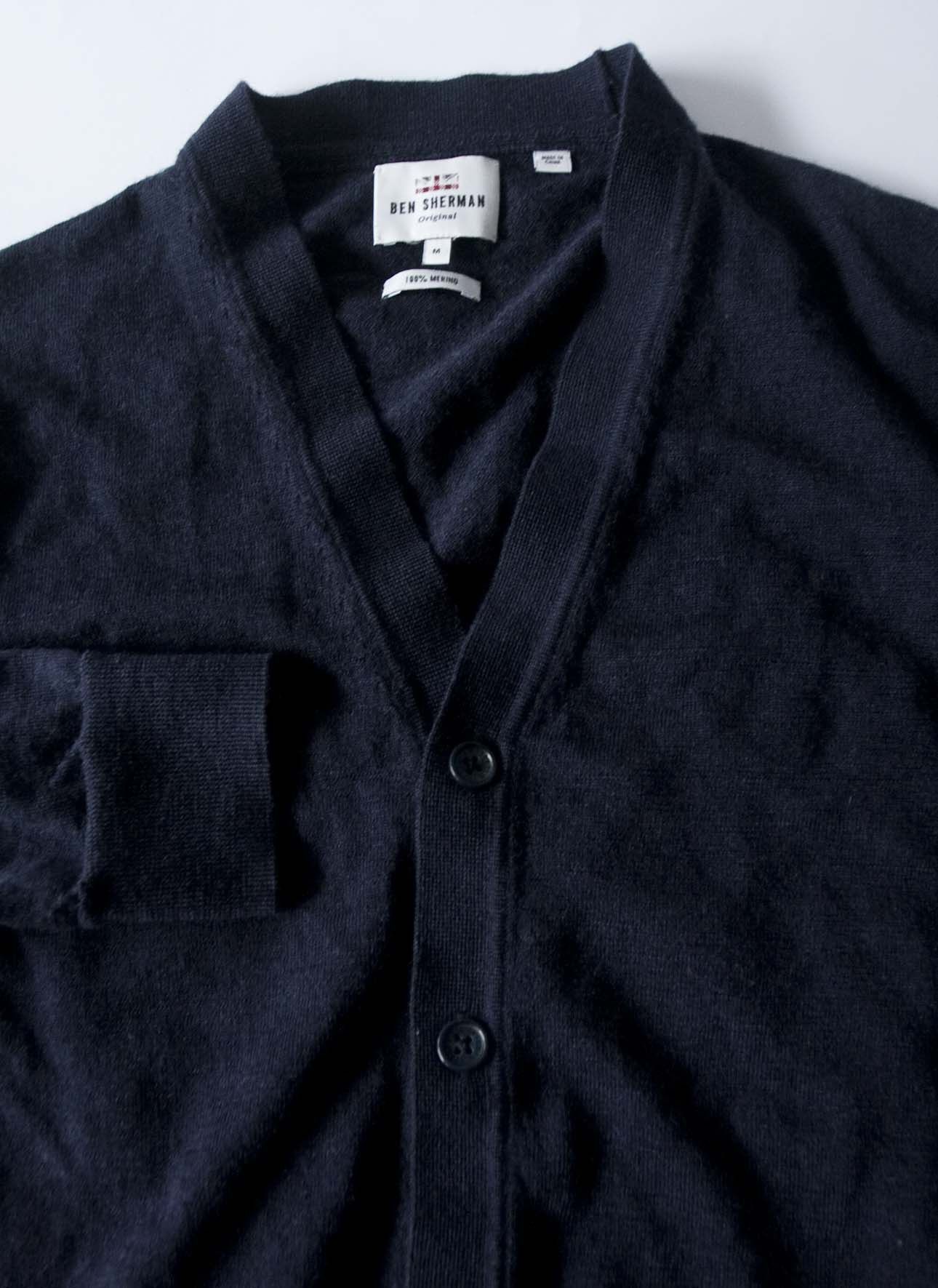 Ben Sherman Ben Sherman Sweater Cardigan 100% Merino Size M Size US M / EU 48-50 / 2 - 1 Thumbnail