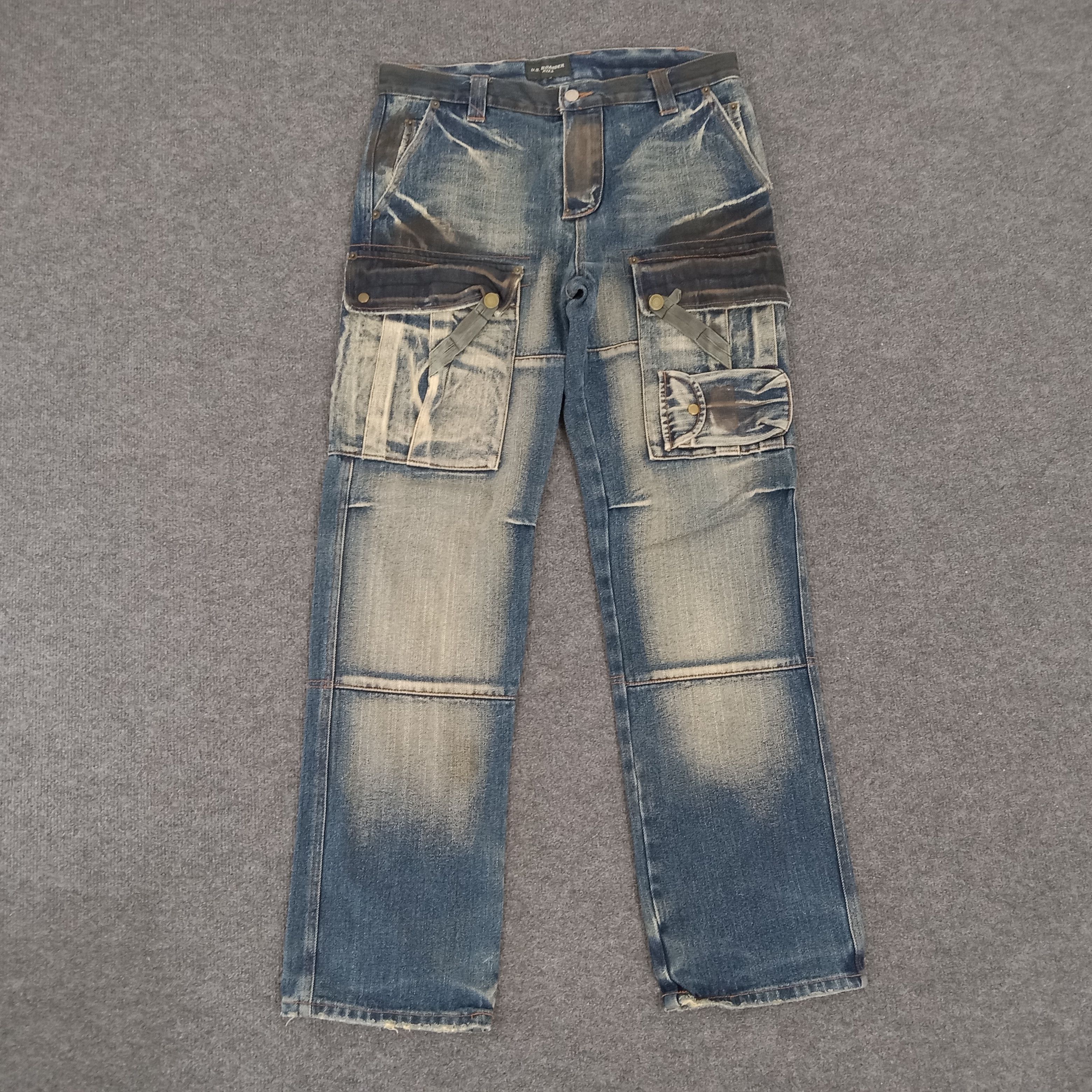 Japanese Brand × Vintage U.S BOARDER Japanese Brand Streetwear Denim Jeans Size US 33 - 4 Thumbnail