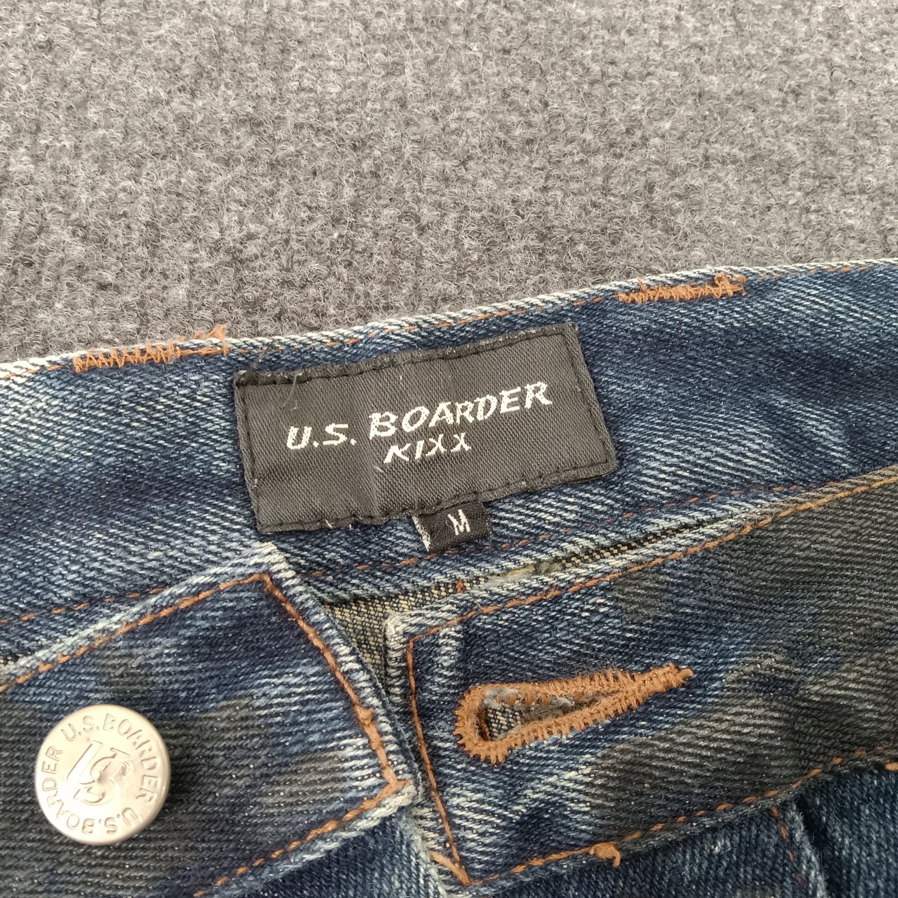Japanese Brand × Vintage U.S BOARDER Japanese Brand Streetwear Denim Jeans Size US 33 - 17 Thumbnail