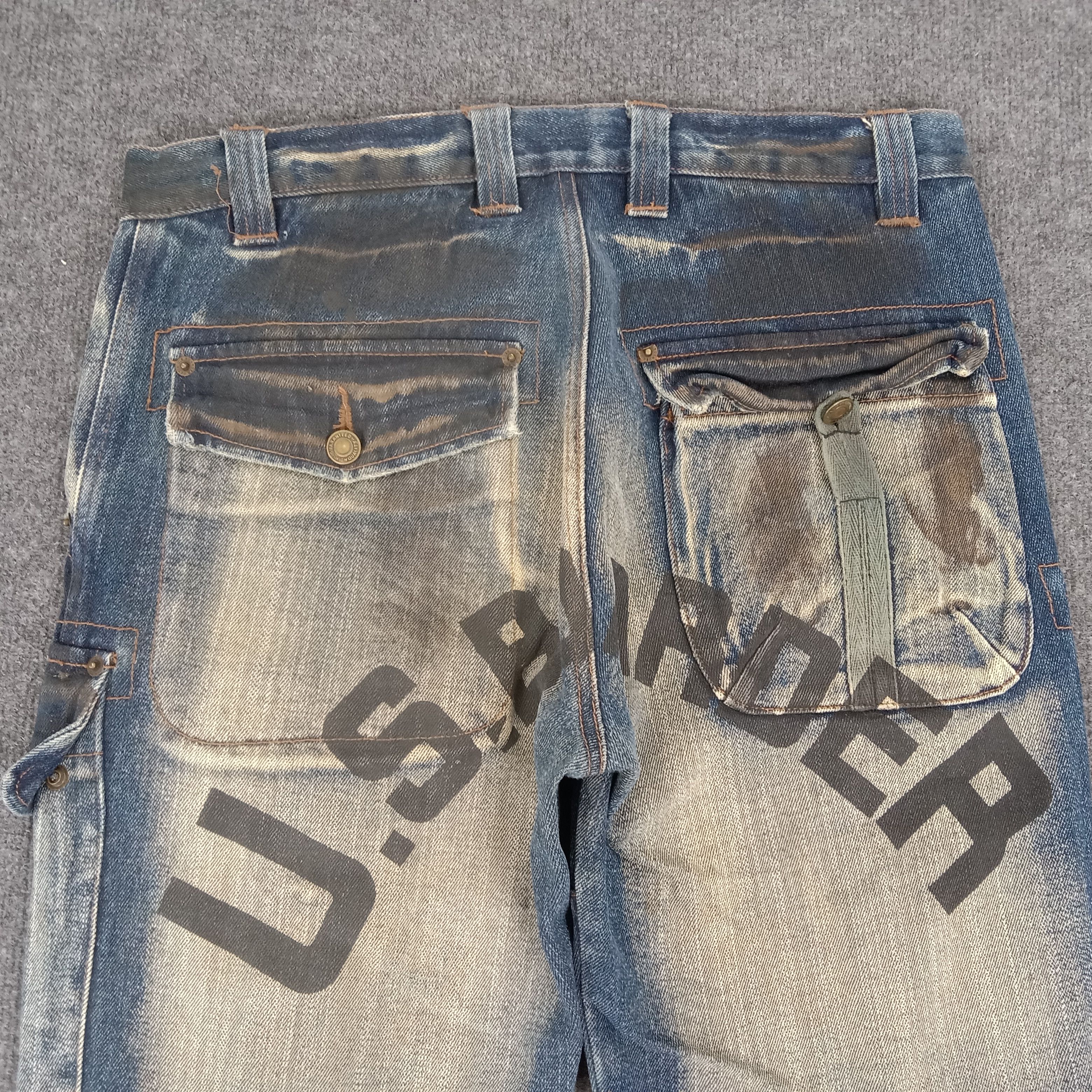 Japanese Brand × Vintage U.S BOARDER Japanese Brand Streetwear Denim Jeans Size US 33 - 2 Thumbnail