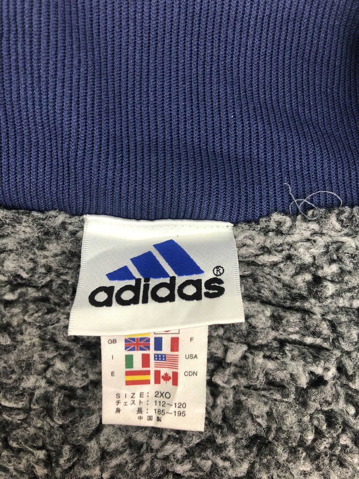 Adidas Rare Big Logo Adidas Raincoat Size US XXL / EU 58 / 5 - 15 Thumbnail