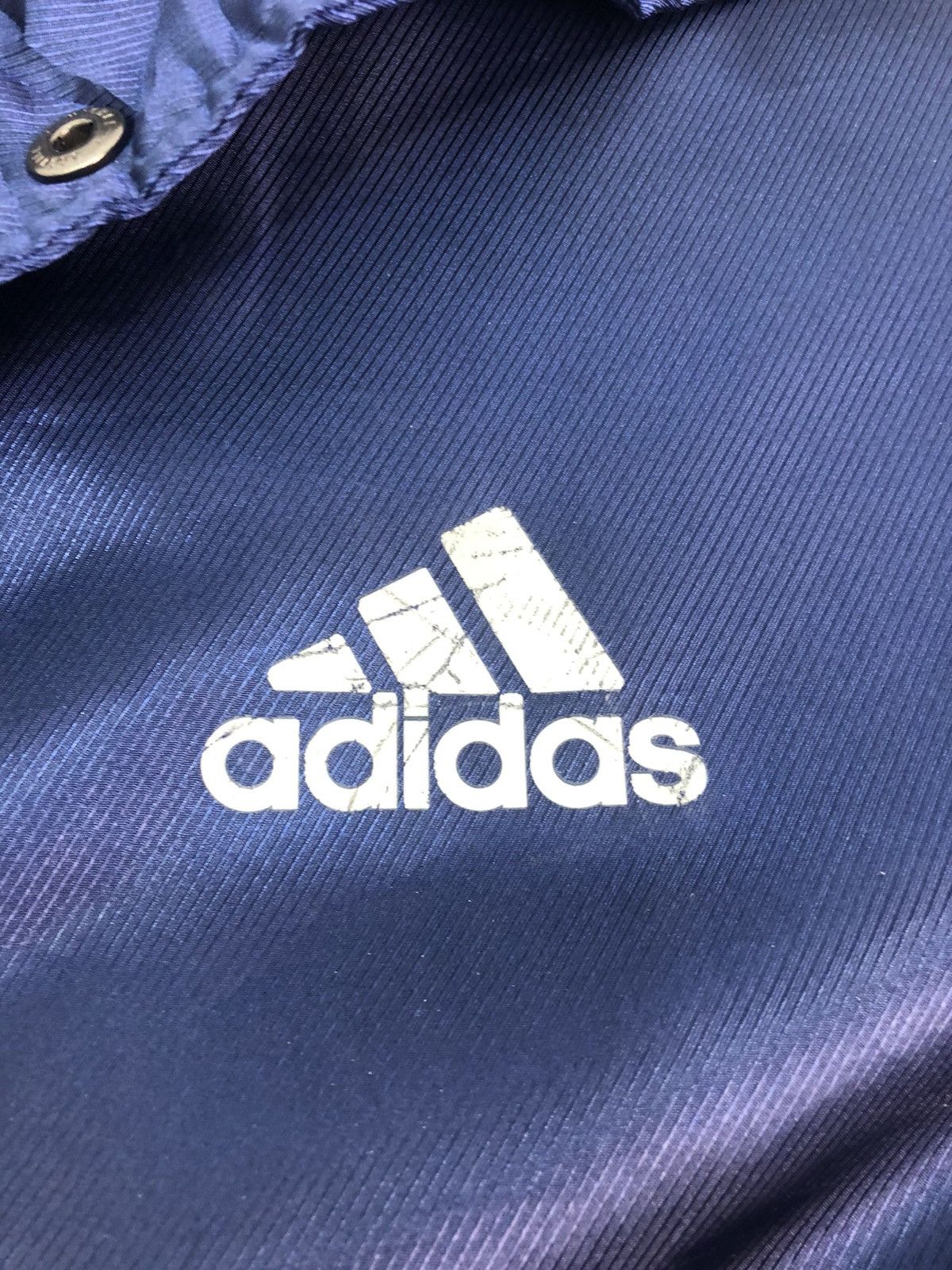 Adidas Rare Big Logo Adidas Raincoat Size US XXL / EU 58 / 5 - 12 Thumbnail