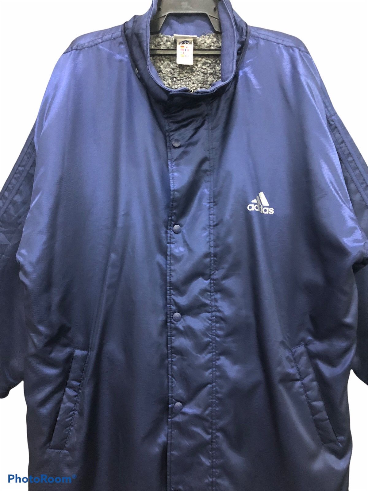 Adidas Rare Big Logo Adidas Raincoat Size US XXL / EU 58 / 5 - 2 Thumbnail
