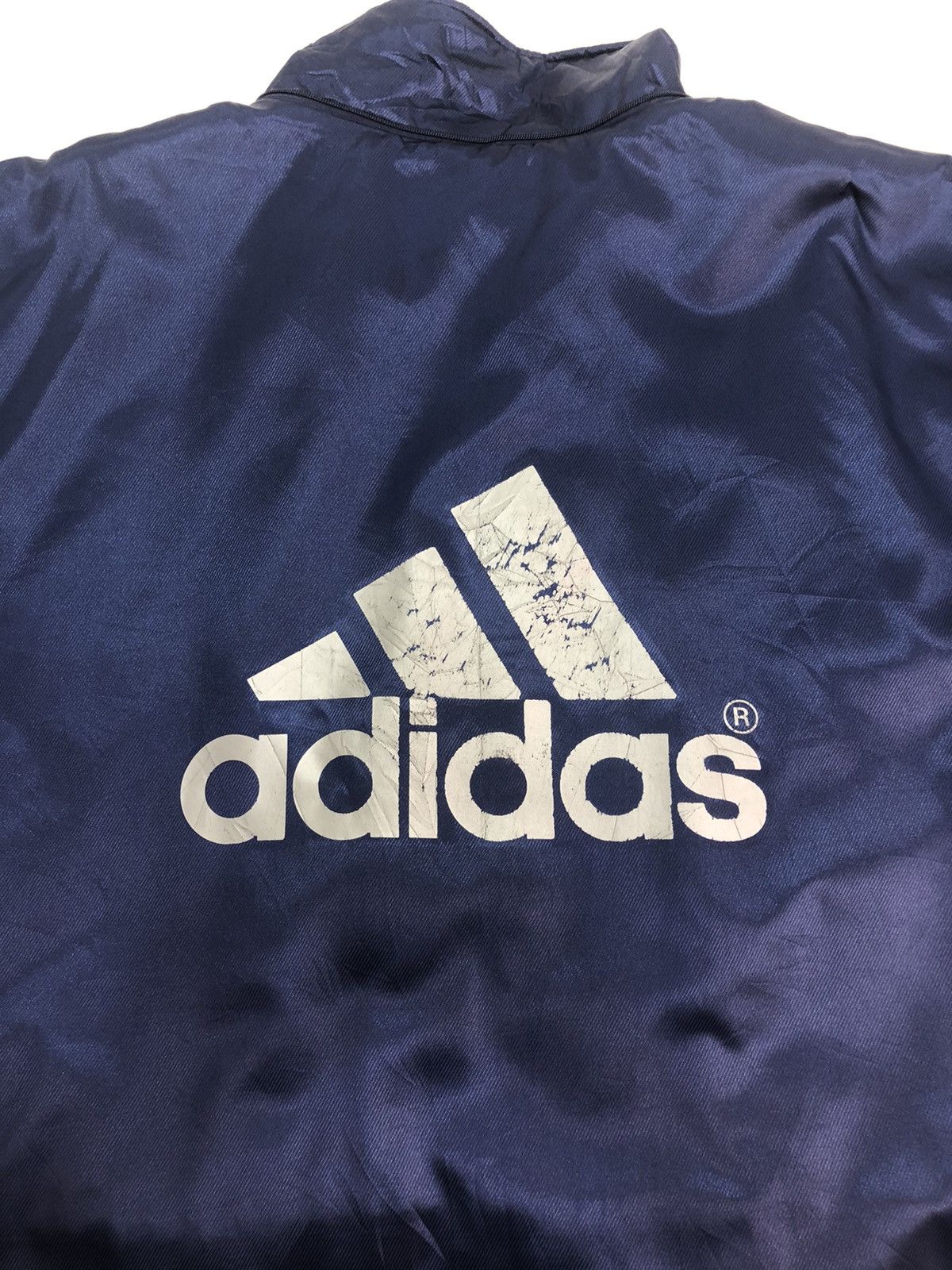 Adidas Rare Big Logo Adidas Raincoat Size US XXL / EU 58 / 5 - 20 Thumbnail