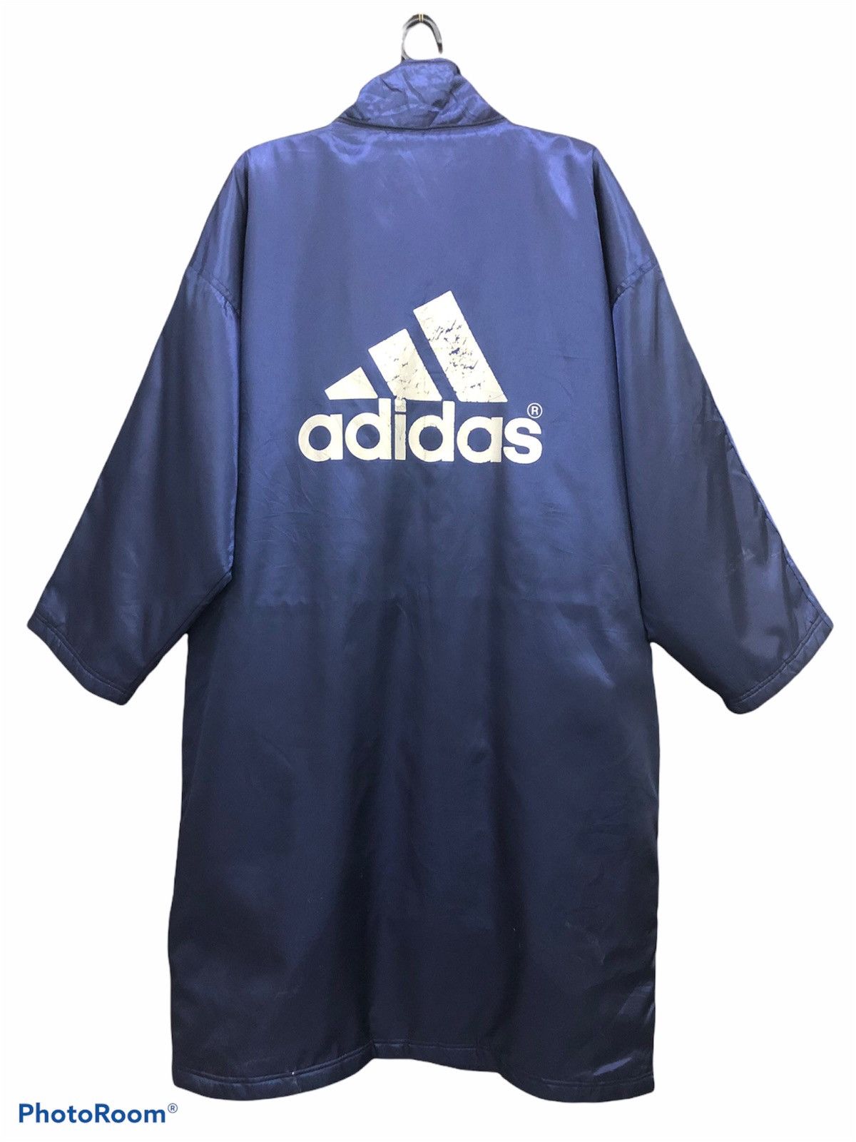 Adidas Rare Big Logo Adidas Raincoat Size US XXL / EU 58 / 5 - 5 Thumbnail