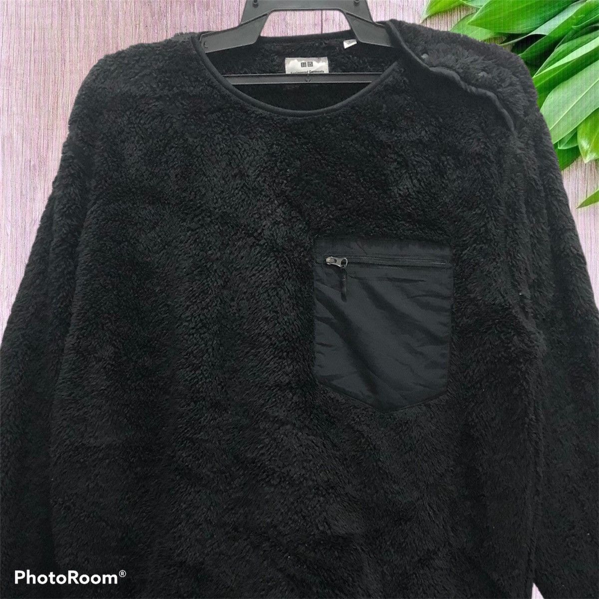 Engineered Garments Pull Over Single Pocket Black Fleece Fut Sweatshirt Size US L / EU 52-54 / 3 - 2 Thumbnail