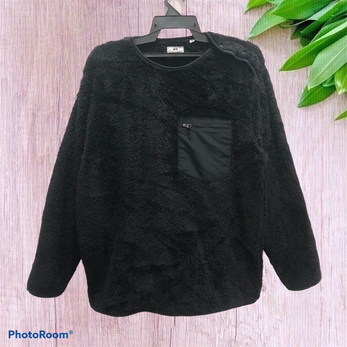 Engineered Garments Pull Over Single Pocket Black Fleece Fut Sweatshirt Size US L / EU 52-54 / 3 - 1 Thumbnail