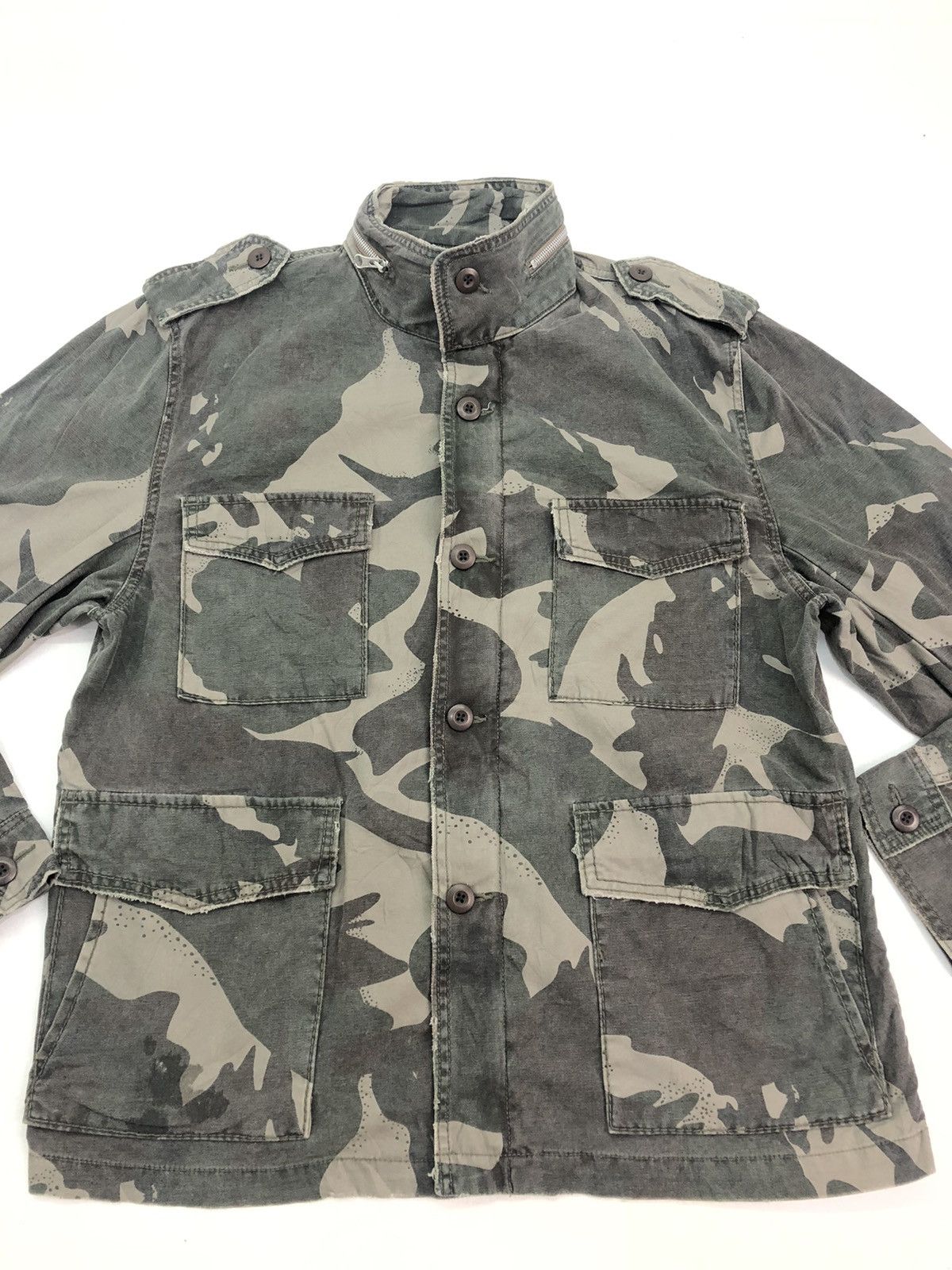 Other Japanese Blue 5 Camo Tactical Multipocket Jacket Size US L / EU 52-54 / 3 - 3 Thumbnail