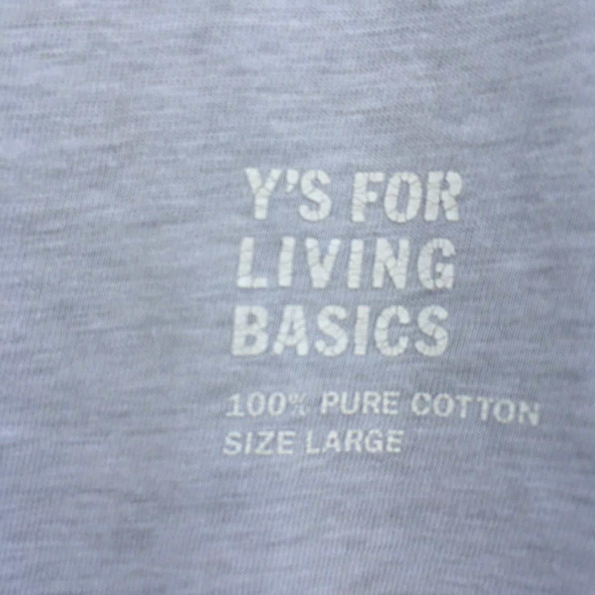 Japanese Brand Vintage Y’s For Living Yohji Yamamoto Plain T-shirt Japan Size US L / EU 52-54 / 3 - 3 Thumbnail