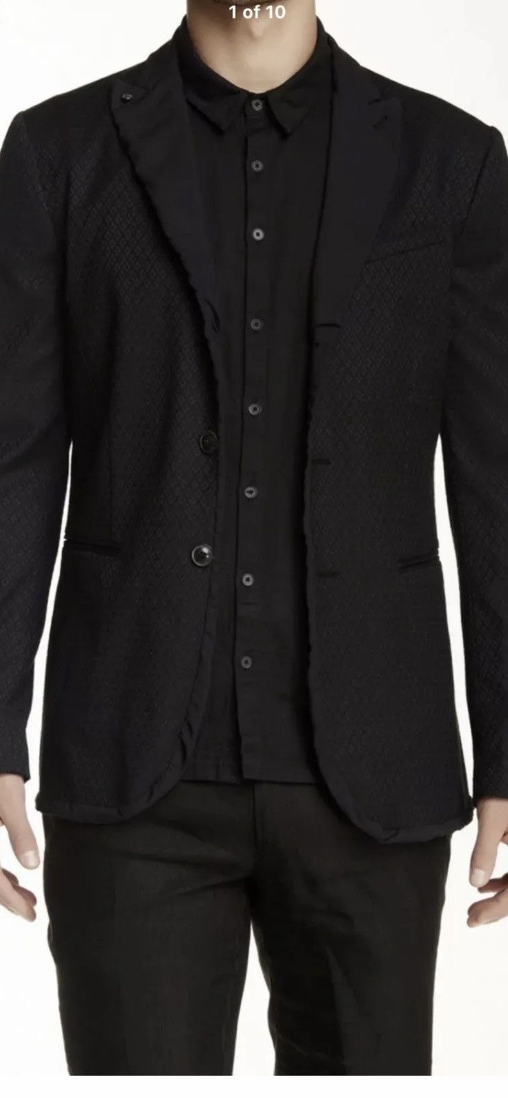 John Varvatos John varvatos diamond blazer. 54/44. $1495 Size 44R - 1 Thumbnail