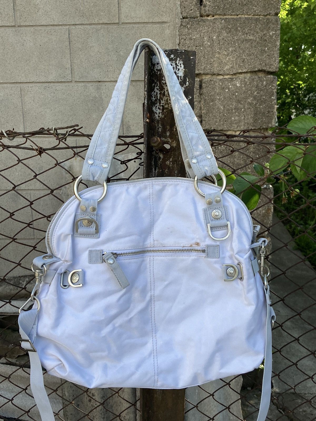 Japanese Brand George Gina Lucy multi pocket white cargo bag in alyx style Size ONE SIZE - 3 Thumbnail