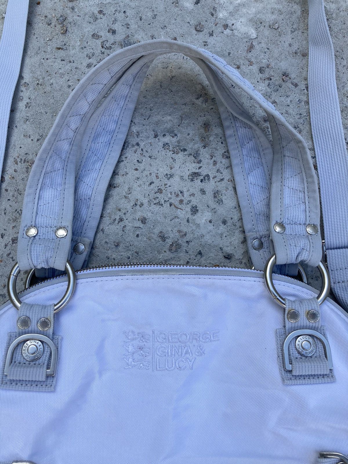 Japanese Brand George Gina Lucy multi pocket white cargo bag in alyx style Size ONE SIZE - 9 Thumbnail