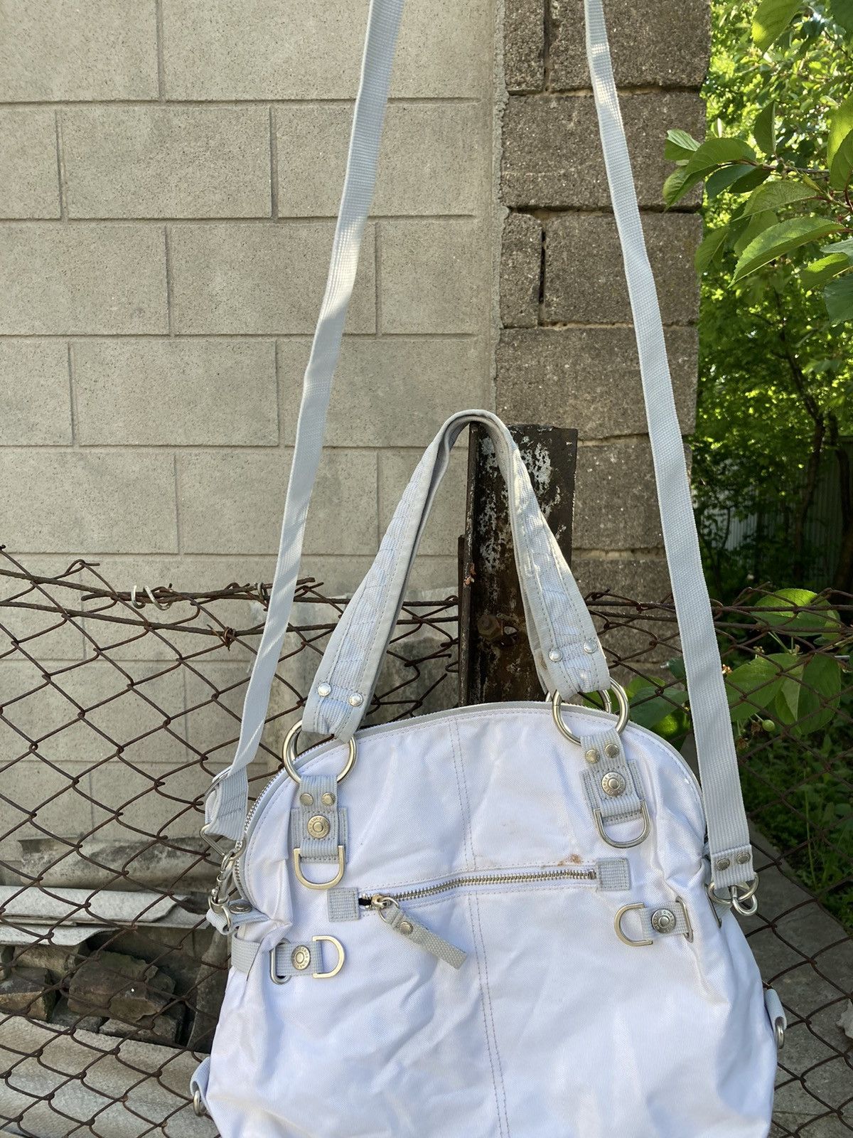 Japanese Brand George Gina Lucy multi pocket white cargo bag in alyx style Size ONE SIZE - 12 Thumbnail