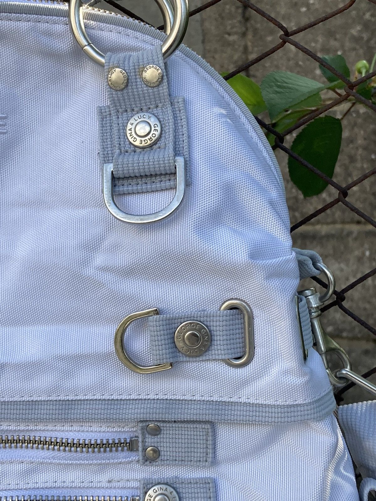 Japanese Brand George Gina Lucy multi pocket white cargo bag in alyx style Size ONE SIZE - 7 Thumbnail