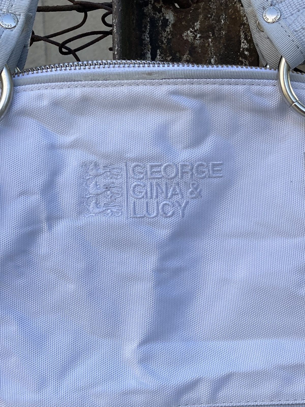 Japanese Brand George Gina Lucy multi pocket white cargo bag in alyx style Size ONE SIZE - 5 Thumbnail