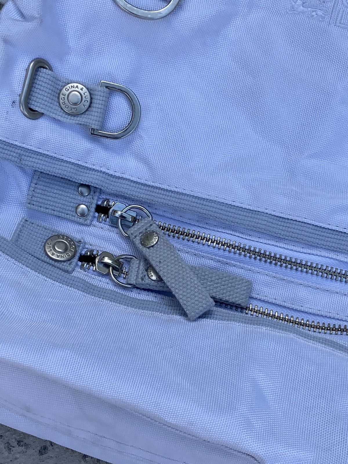 Japanese Brand George Gina Lucy multi pocket white cargo bag in alyx style Size ONE SIZE - 11 Thumbnail