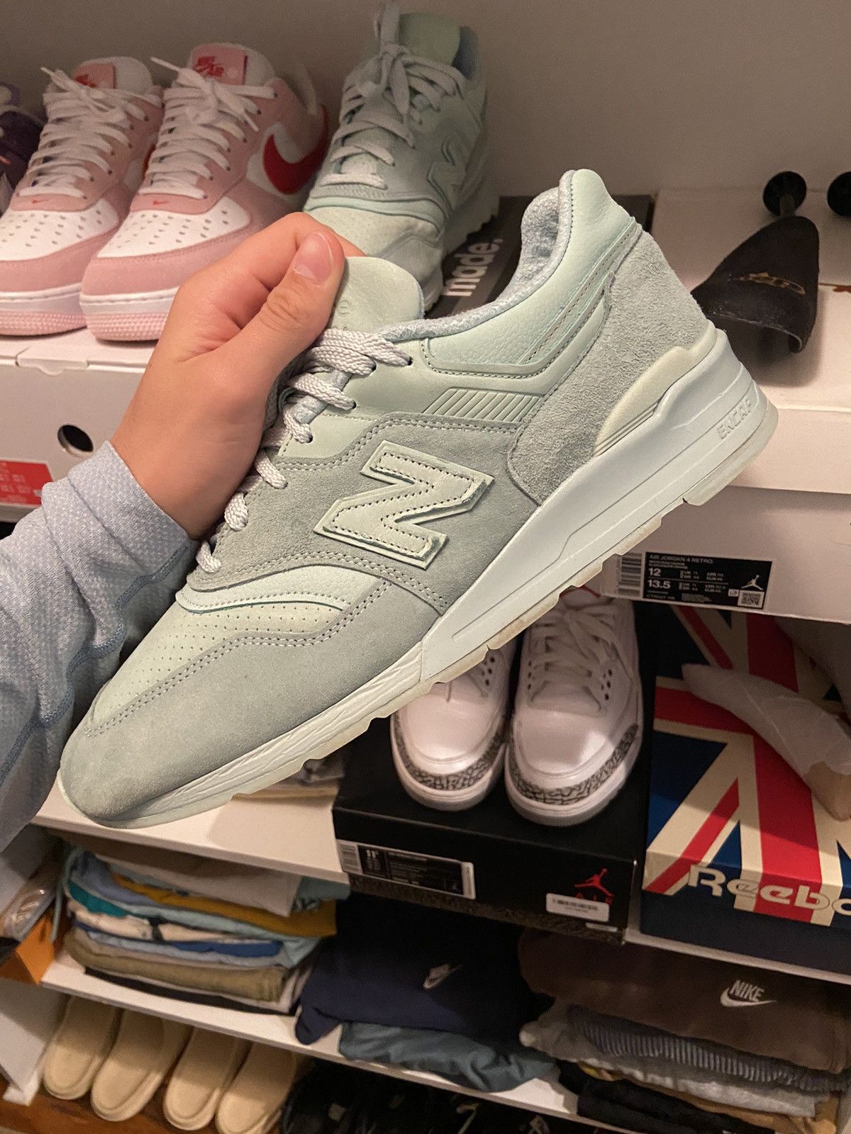 New Balance New Balance 997 “Mint Julep” Size US 12 / EU 45 - 3 Thumbnail