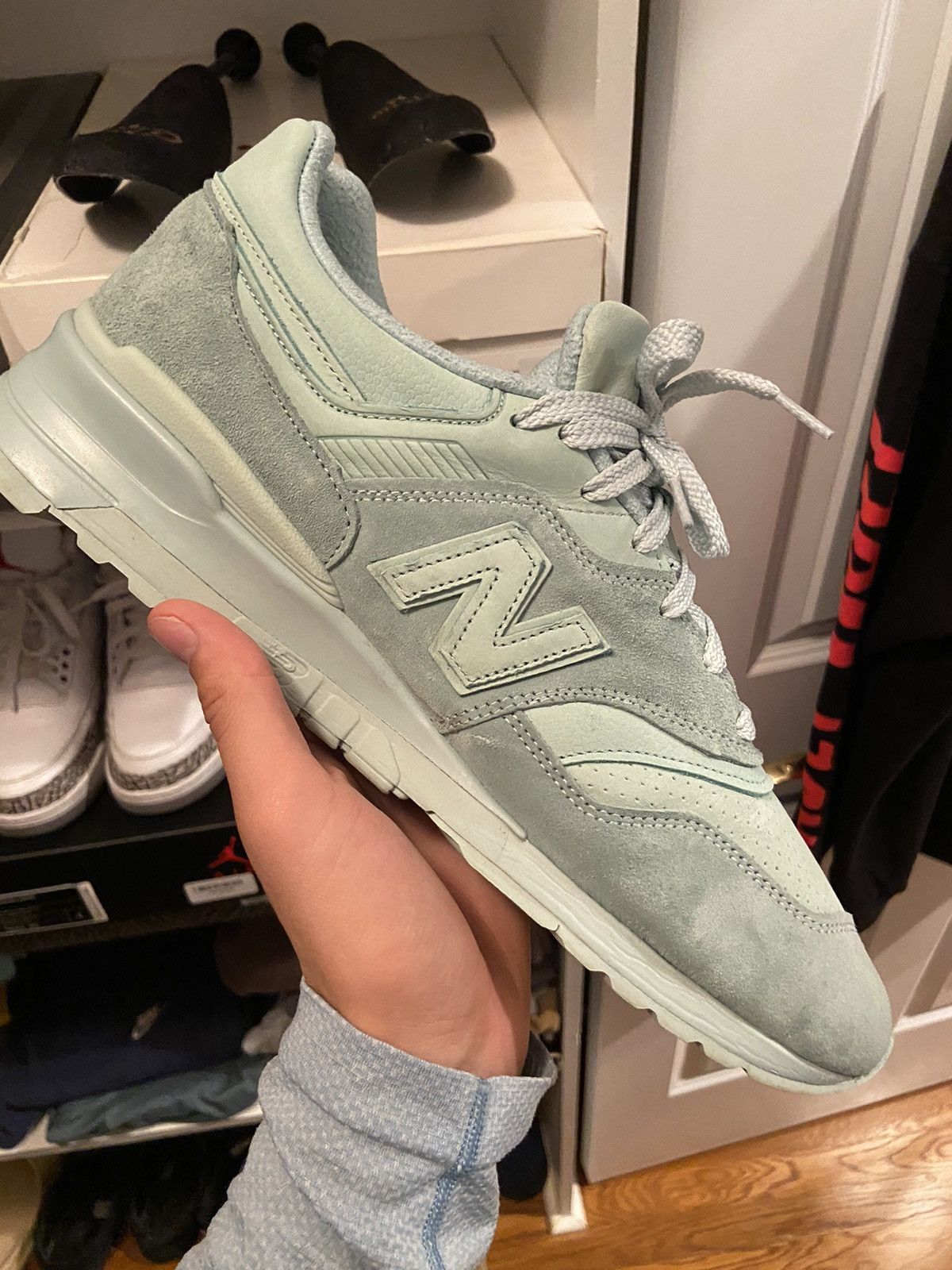New Balance New Balance 997 “Mint Julep” Size US 12 / EU 45 - 4 Thumbnail