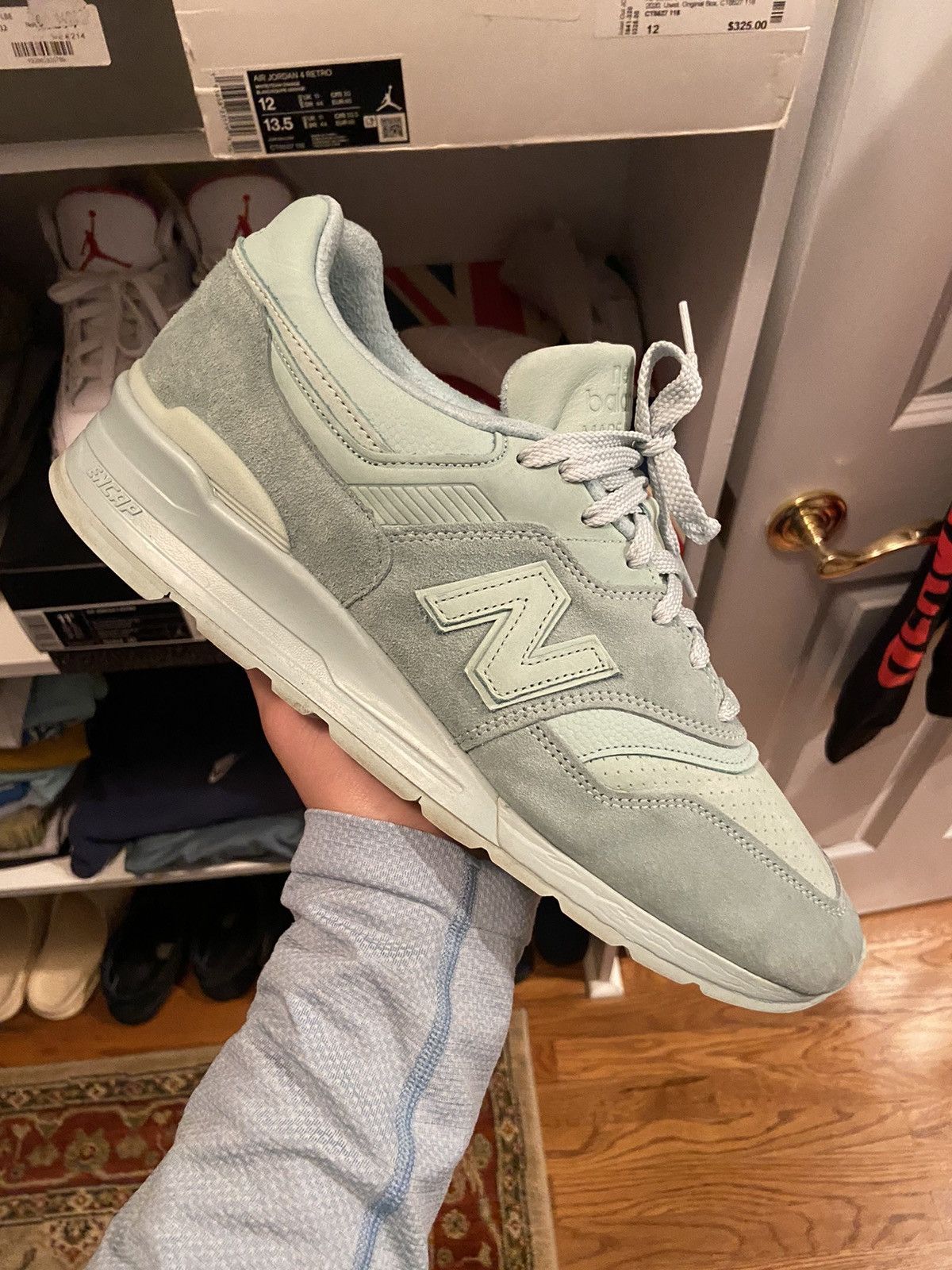 New Balance New Balance 997 “Mint Julep” Size US 12 / EU 45 - 1 Thumbnail