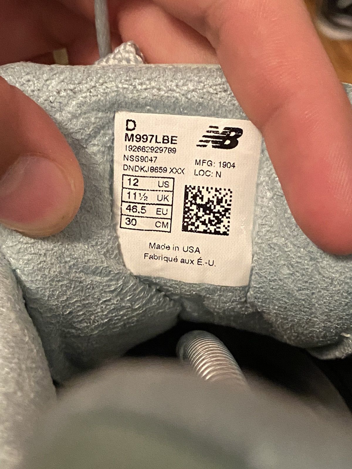 New Balance New Balance 997 “Mint Julep” Size US 12 / EU 45 - 10 Thumbnail