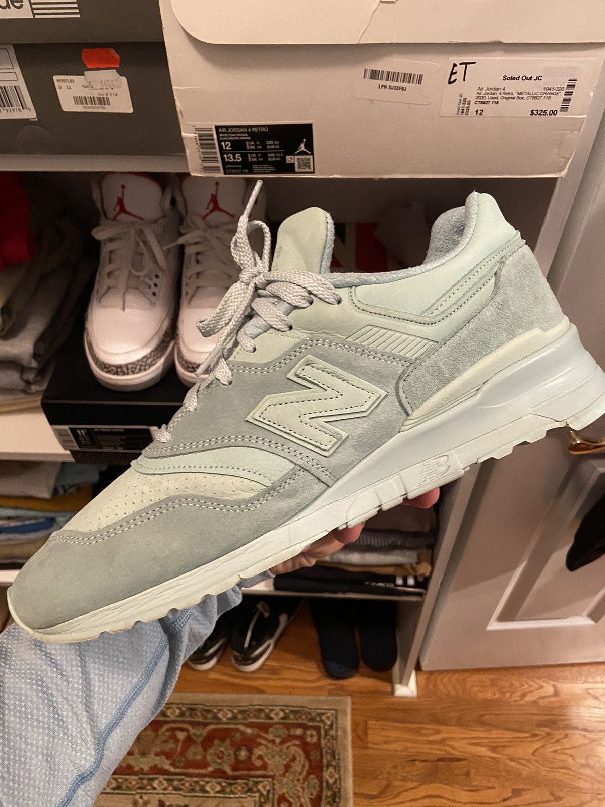 New Balance New Balance 997 “Mint Julep” Size US 12 / EU 45 - 2 Thumbnail