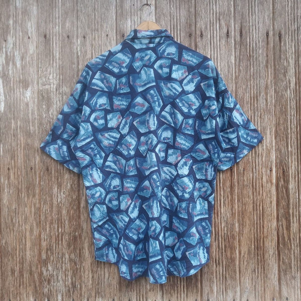 Vintage Triumph Of California Hawaiian Rayon Shirt Hippies Abstract Size US L / EU 52-54 / 3 - 2 Thumbnail