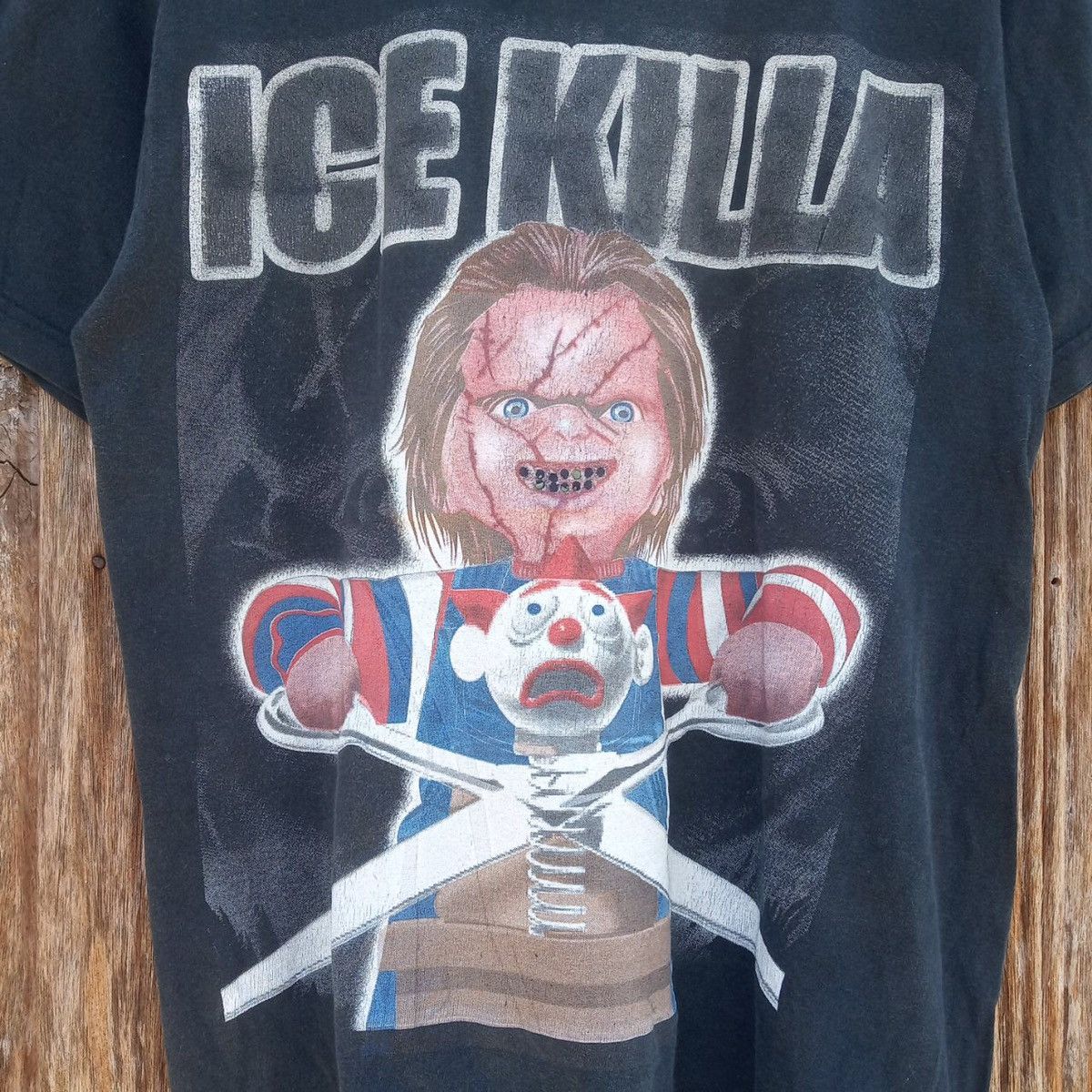Expert Horror Vintage Chucky Ice Killa Horror Killer Movie Antagonist Size US M / EU 48-50 / 2 - 3 Thumbnail