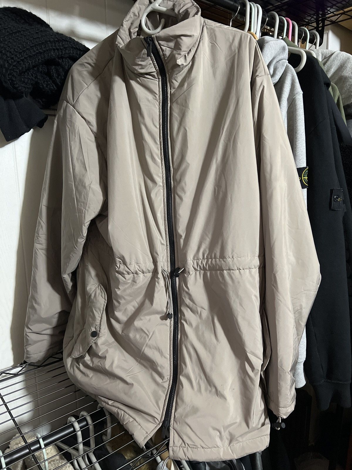 image of Essentials Storm Jacket in Taupe, Men's (Size Medium)