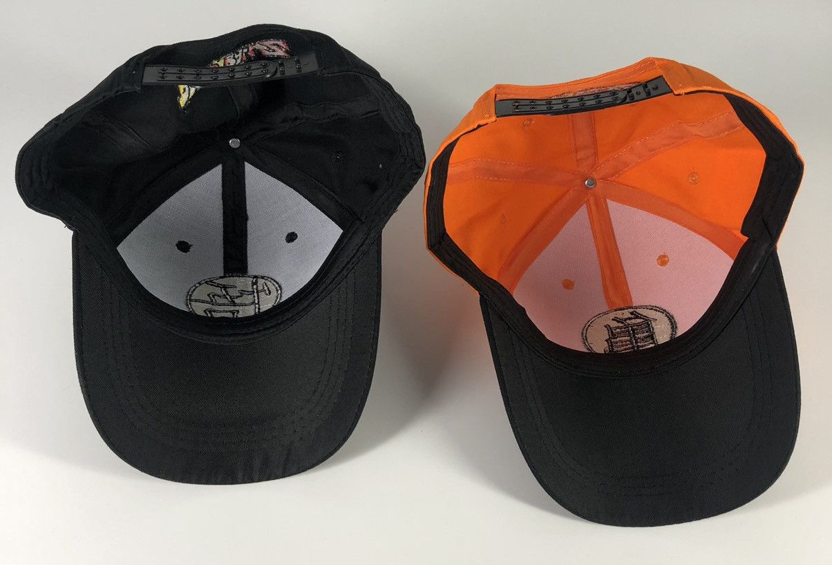 Anime Dragon Ball Z 2 Pair Black Orange Adjustable Hats Size ONE SIZE - 9 Thumbnail