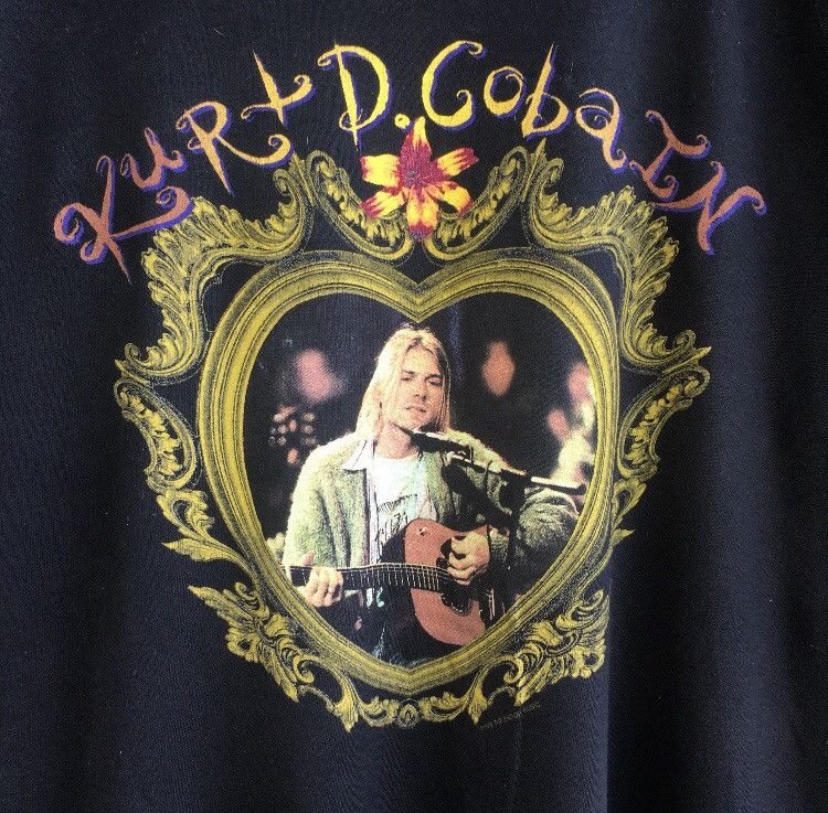 Vintage Nirvana Kurt Cobain Grunge Music Concert