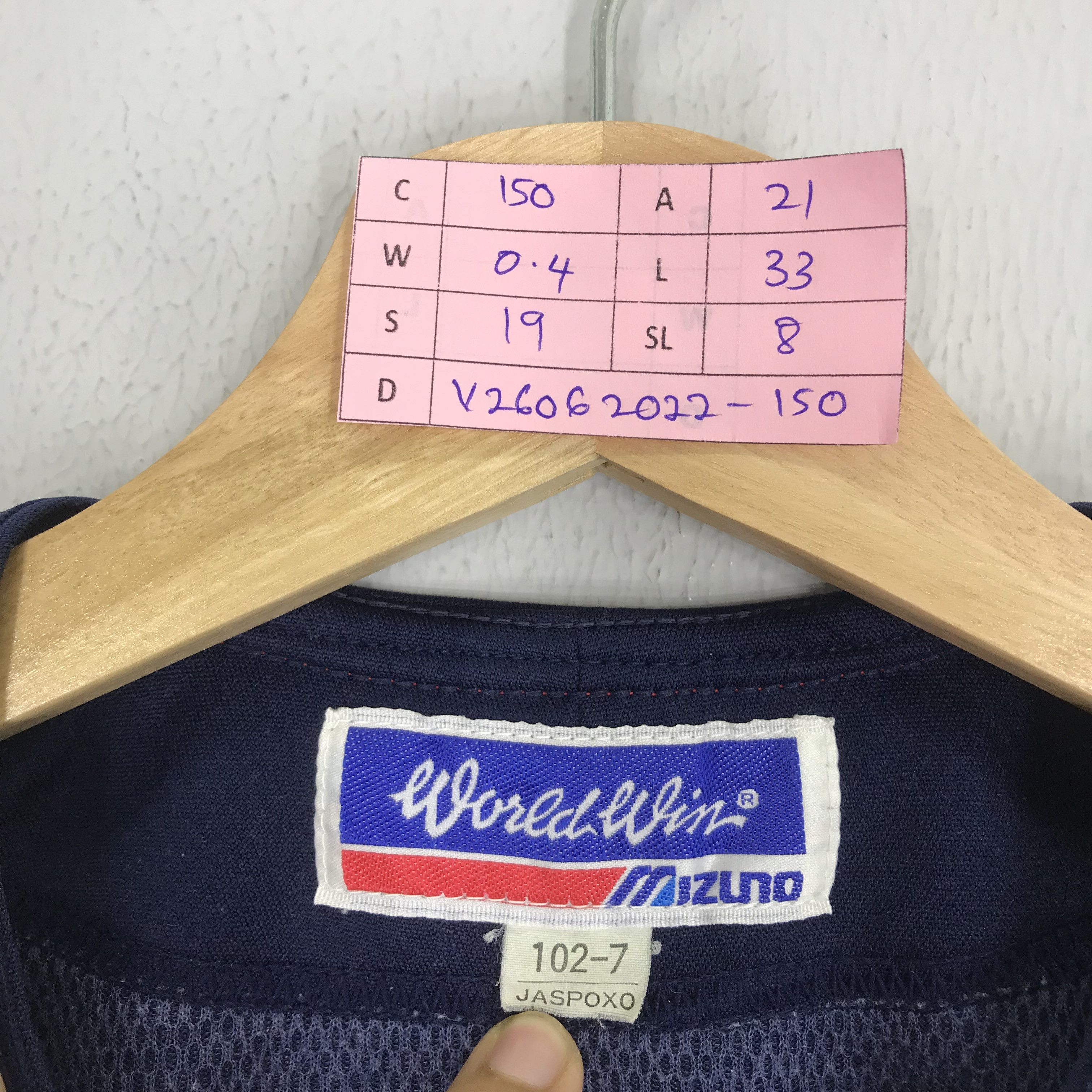 Mizuno Vintage 80s Mizuno Baseball Jersey World Wins Size US M / EU 48-50 / 2 - 7 Thumbnail