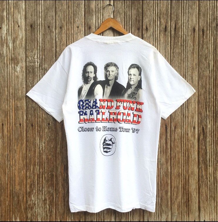 Band Tees Vintage Grand Funk Railroad Tour 97 Band Concert T-shirt Size US L / EU 52-54 / 3 - 2 Thumbnail