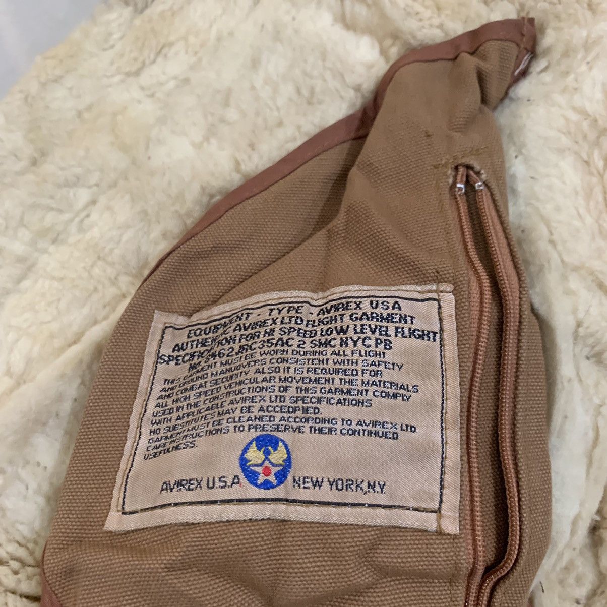 Avirex Vintage Avirex B-3 USAAF Shearling Leather Flight Jacket Size US M / EU 48-50 / 2 - 17 Thumbnail