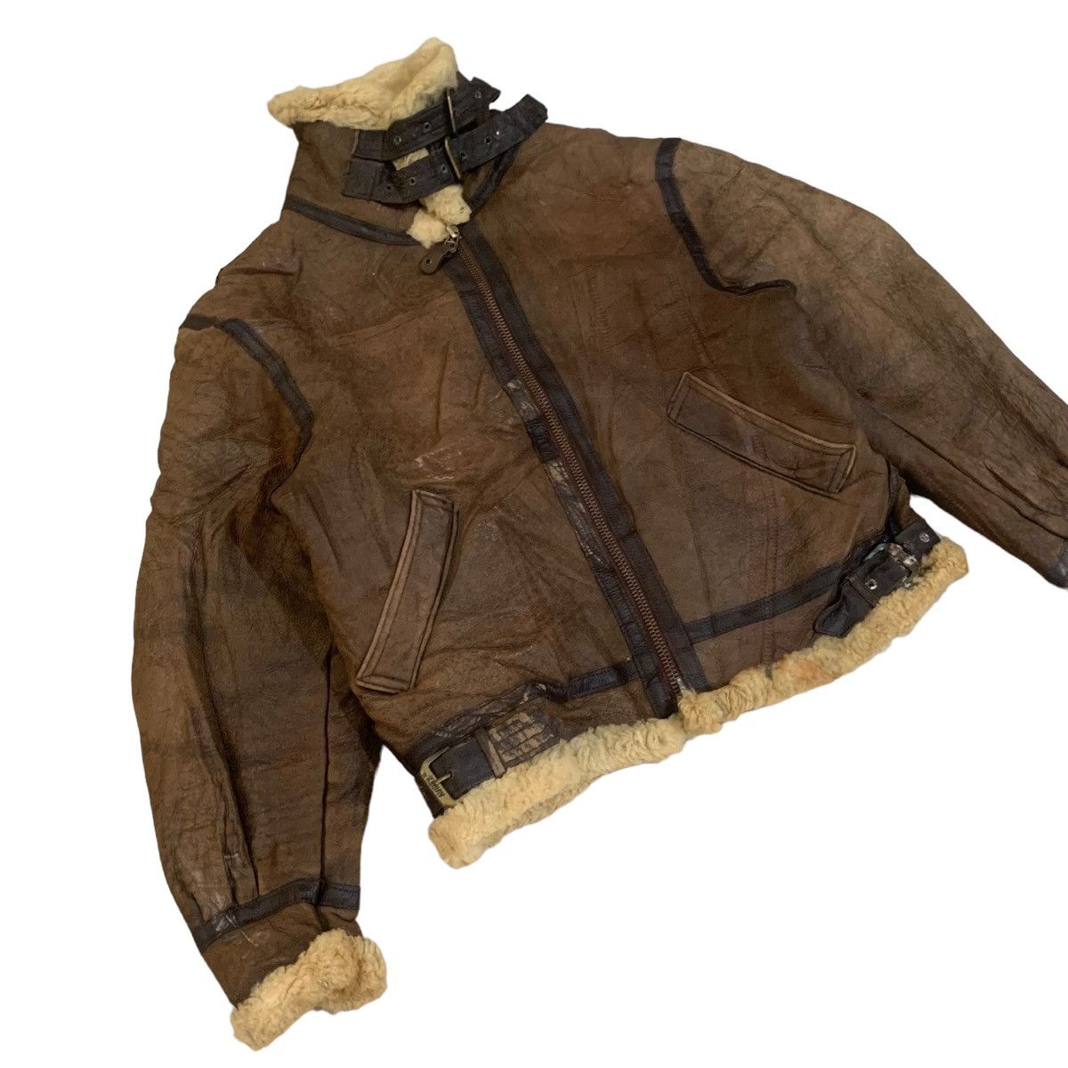 Avirex Vintage Avirex B-3 USAAF Shearling Leather Flight Jacket Size US M / EU 48-50 / 2 - 4 Thumbnail