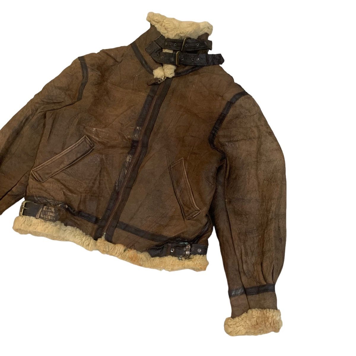 Avirex Vintage Avirex B-3 USAAF Shearling Leather Flight Jacket Size US M / EU 48-50 / 2 - 3 Thumbnail
