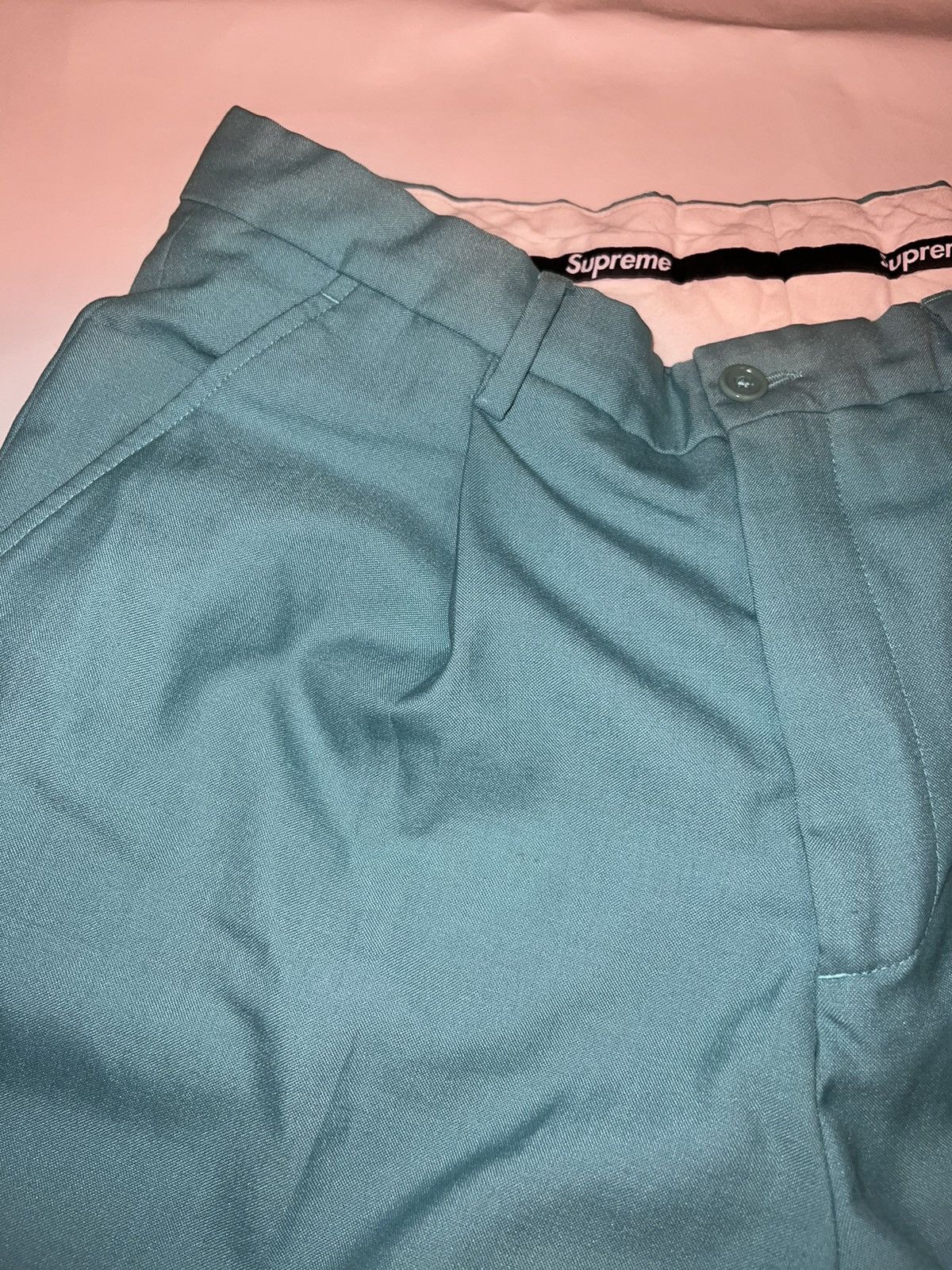 Supreme Supreme Pleated Trouser Size US 30 / EU 46 - 4 Thumbnail