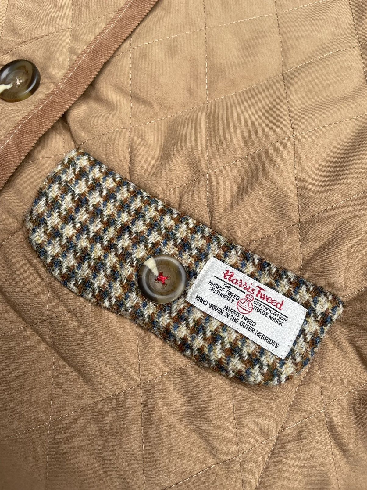 Harris Tweed × Japanese Brand Harris Tweed x Natural Palette Quilted Jacket Size M / US 6-8 / IT 42-44 - 10 Thumbnail