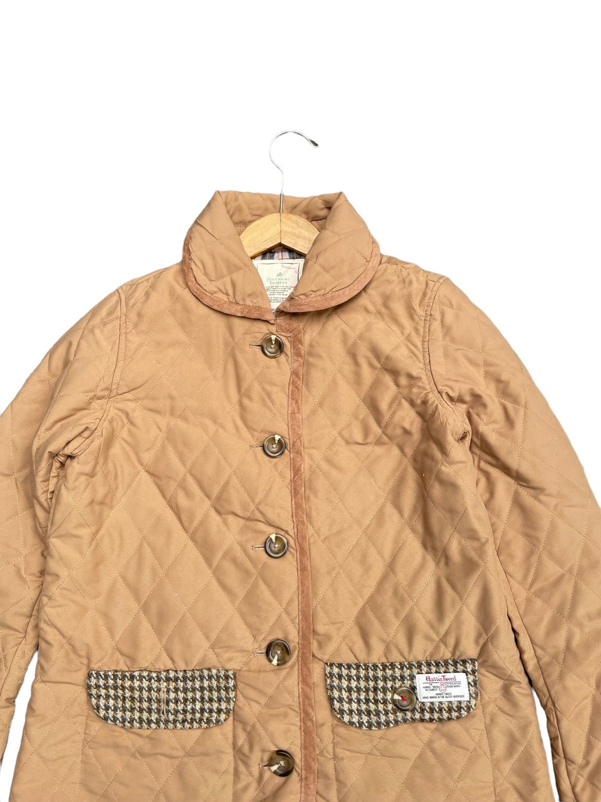 Harris Tweed × Japanese Brand Harris Tweed x Natural Palette Quilted Jacket Size M / US 6-8 / IT 42-44 - 5 Thumbnail