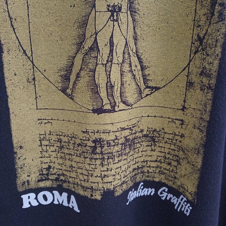 Arts & Science Vintage Leonardo Da Vinci Artwork Human T-shirt Size US S / EU 44-46 / 1 - 3 Thumbnail