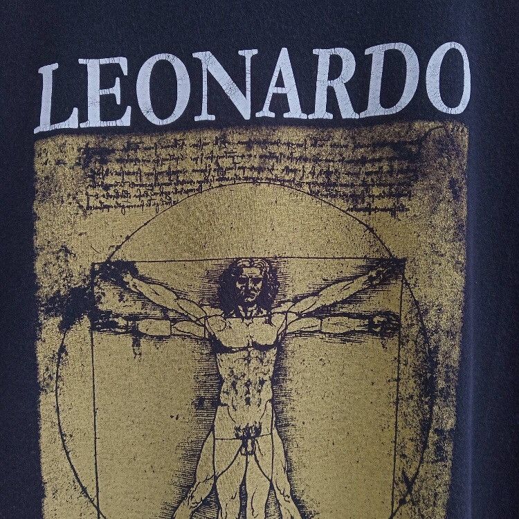 Arts & Science Vintage Leonardo Da Vinci Artwork Human T-shirt Size US S / EU 44-46 / 1 - 4 Thumbnail