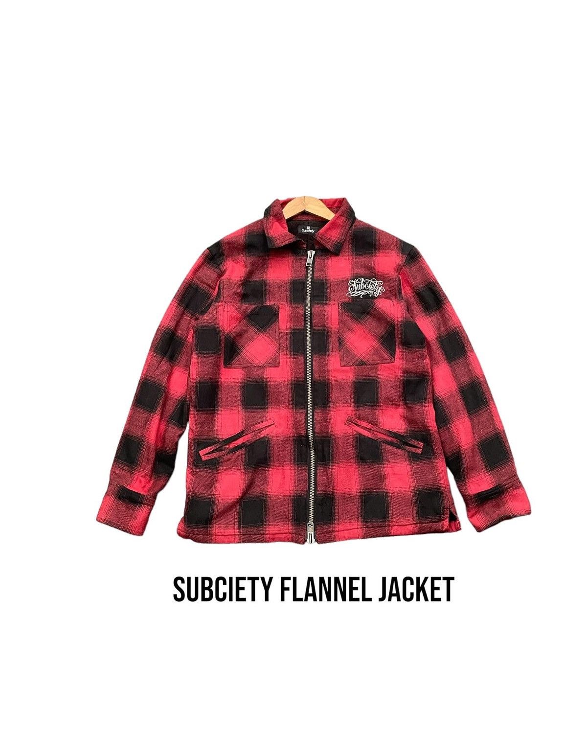 Japanese Brand Subciety Japan Checkered Flannel Size US M / EU 48-50 / 2 - 1 Thumbnail