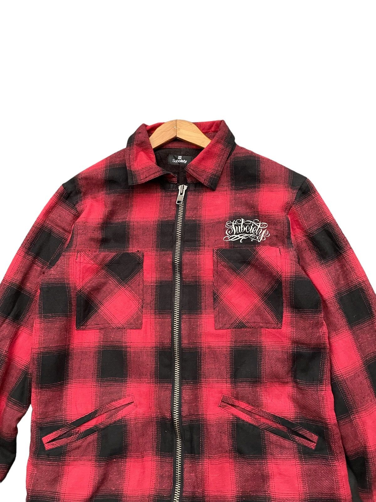 Japanese Brand Subciety Japan Checkered Flannel Size US M / EU 48-50 / 2 - 5 Thumbnail