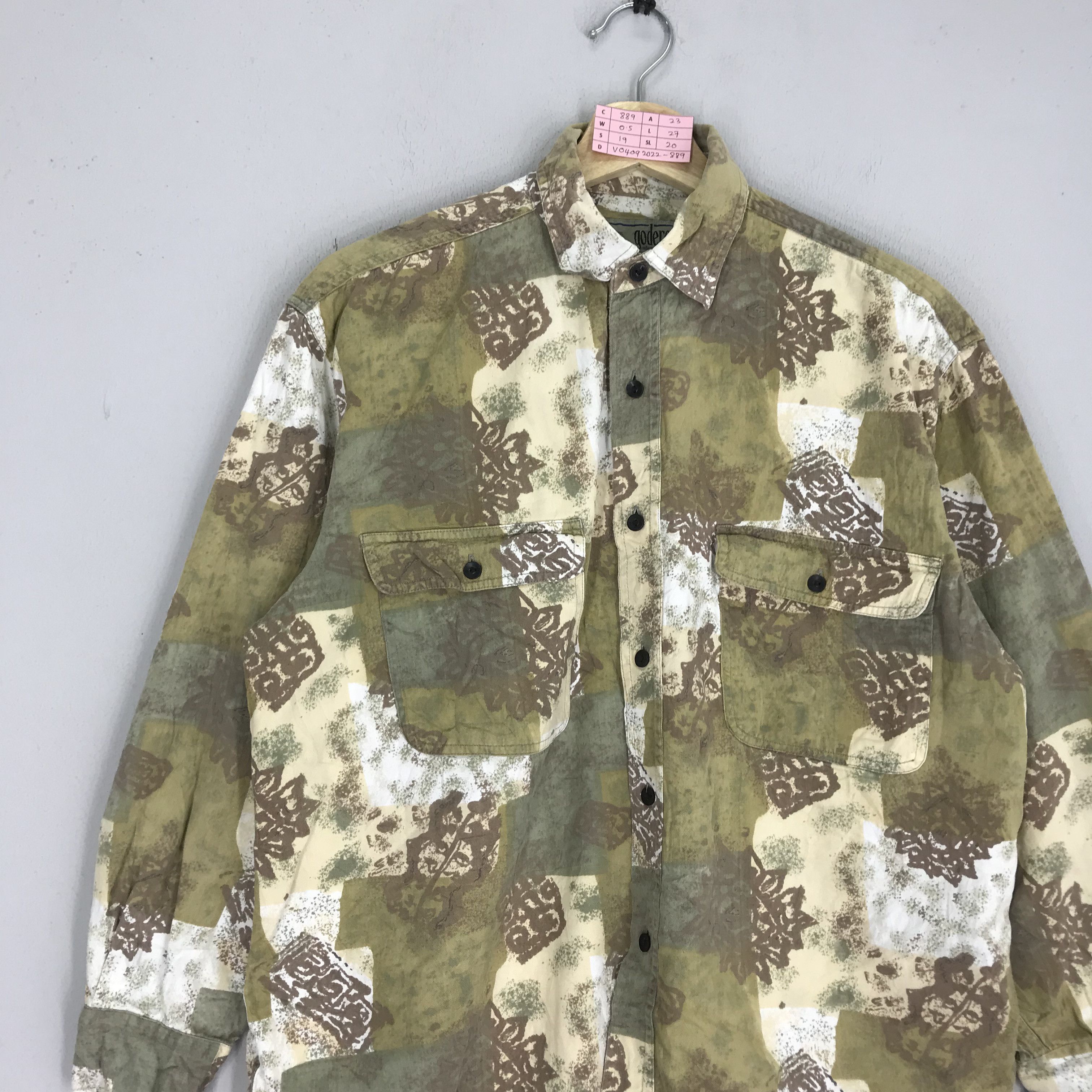 Arts & Science Vintage Godere Pop Art Pattern Shirt Inspired Ed Hardy Size US L / EU 52-54 / 3 - 3 Thumbnail