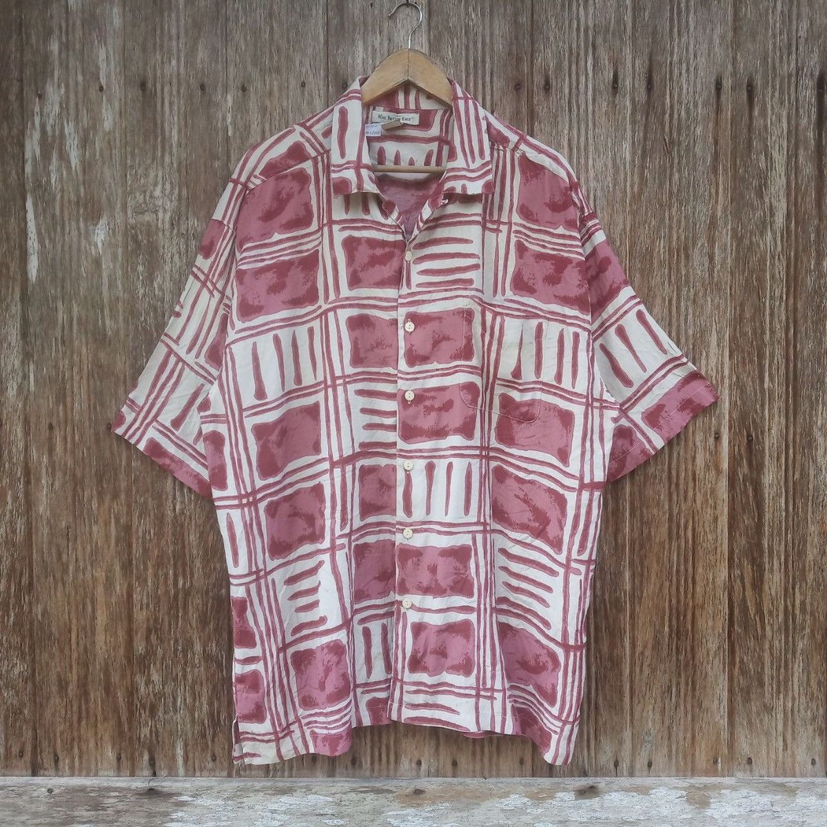 Vintage Vintage Hawaiian Rayon Shirt Abstract Colour Hawaii Shirt Size US XL / EU 56 / 4 - 1 Thumbnail