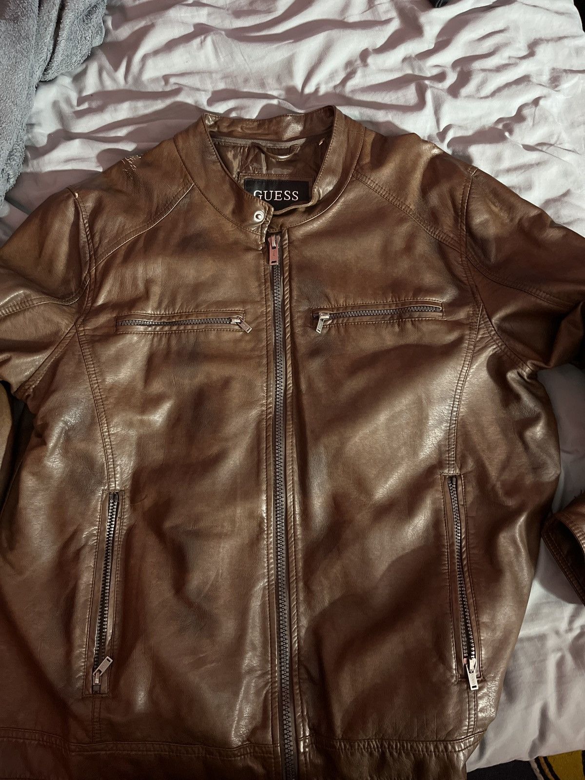 XXL Guess Leather Jacket
