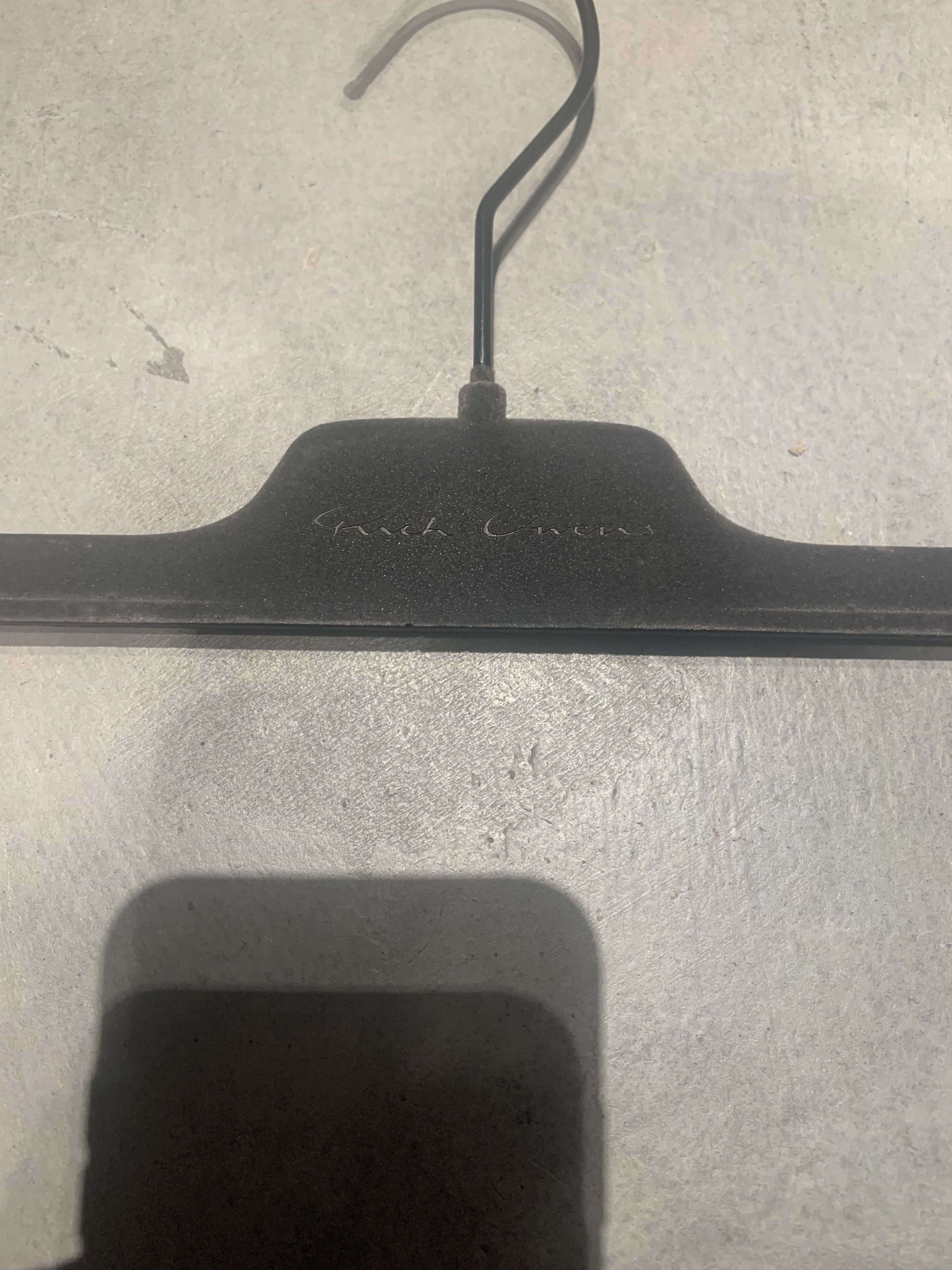 Rick Owens VELVET TROUSER HANGERS Size ONE SIZE - 2 Thumbnail