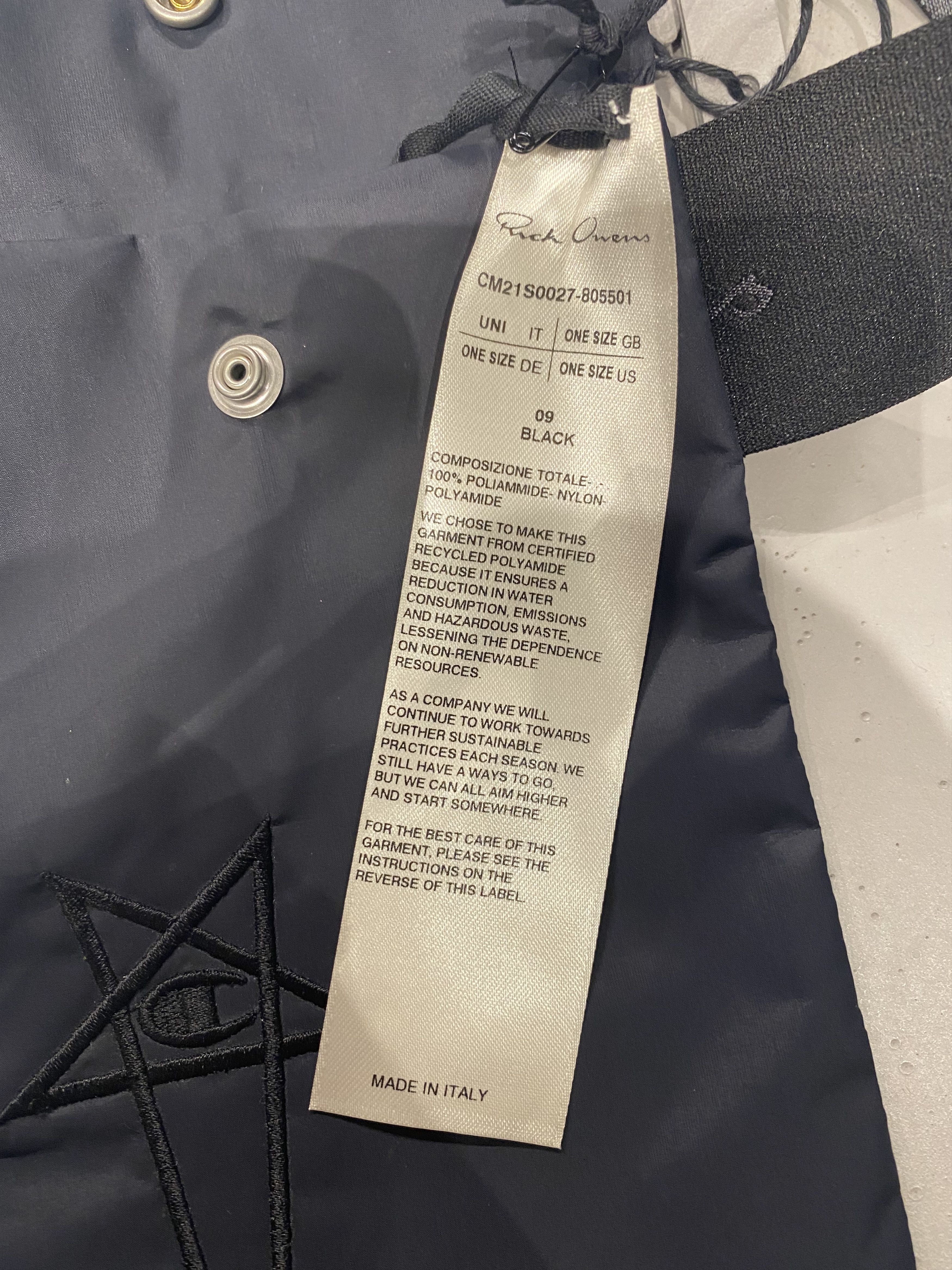 Champion × Rick Owens MINI POUCH BAG Size ONE SIZE - 3 Thumbnail