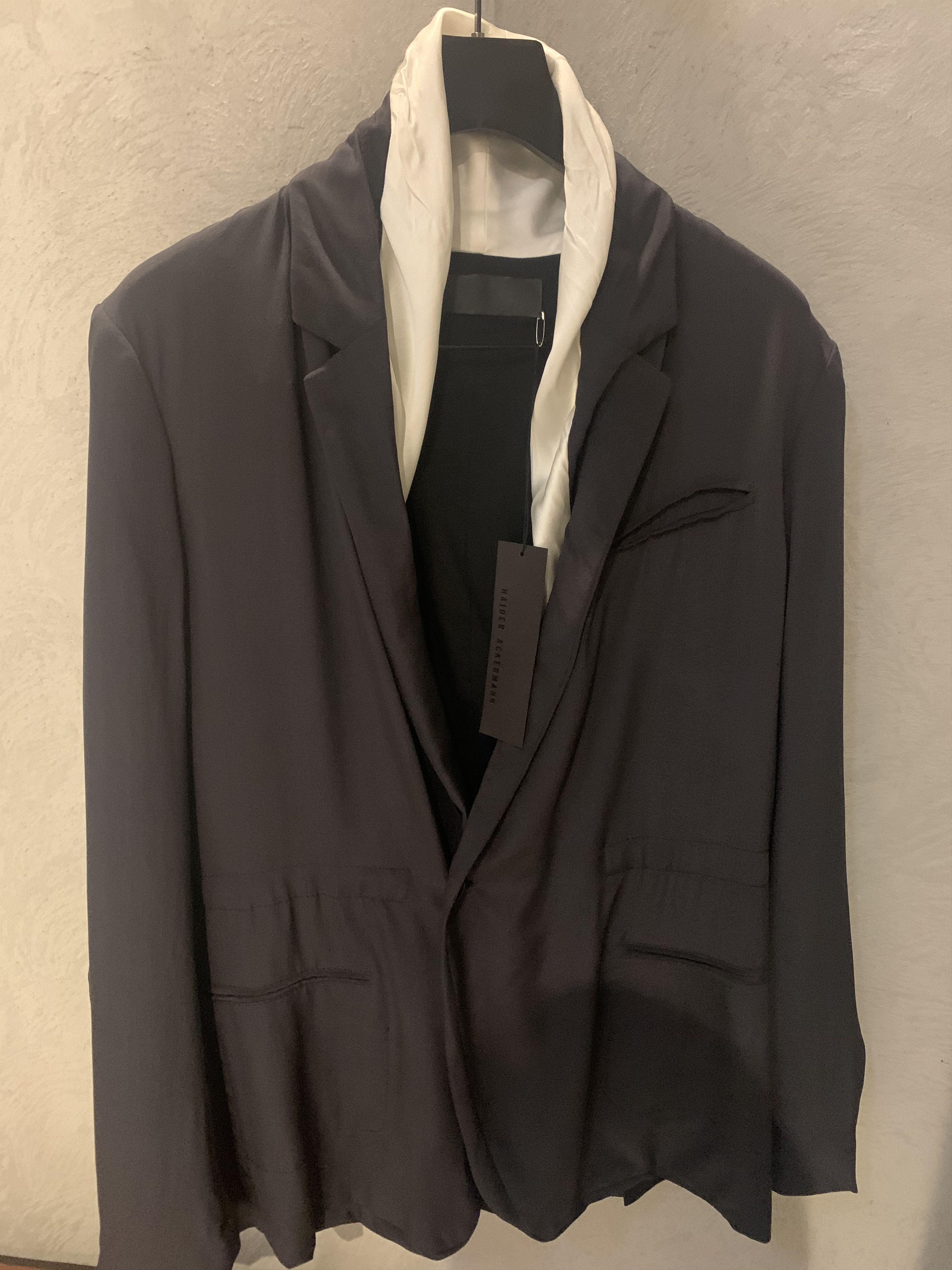 Haider Ackermann HAIDER ACKERMANN SILK SHAWL BLAZER Size 52R - 1 Thumbnail