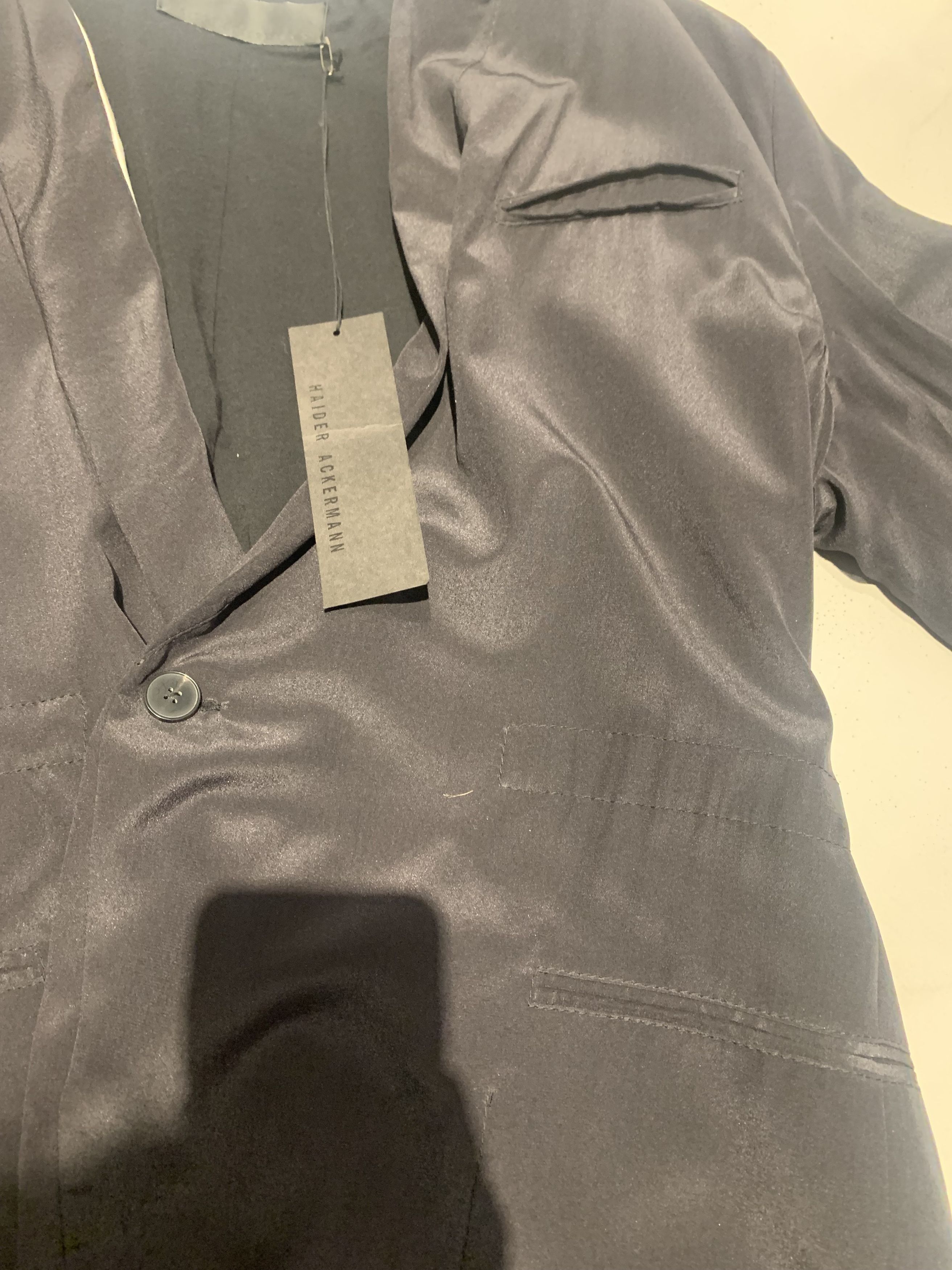 Haider Ackermann HAIDER ACKERMANN SILK SHAWL BLAZER Size 52R - 5 Thumbnail